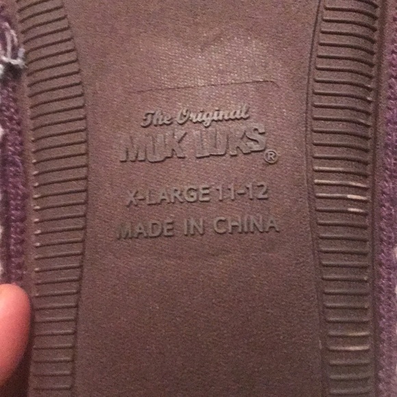 NWT MUK LUKS Slippers XL - Picture 4 of 6
